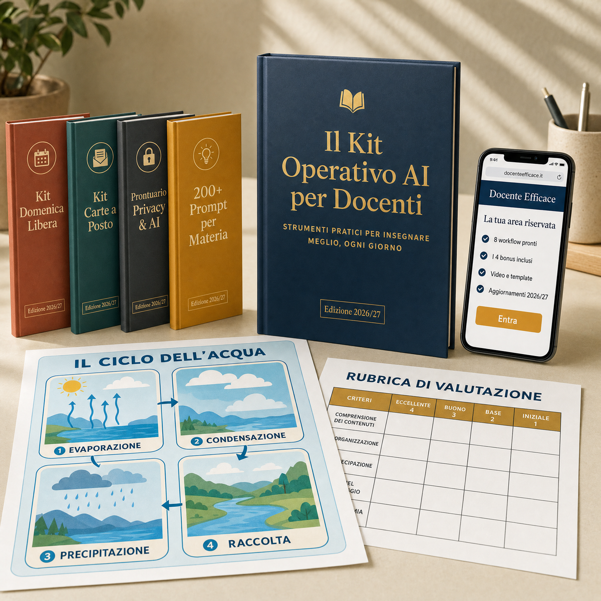 Il Kit Docente Efficace completo: guida, 4 bonus, area riservata