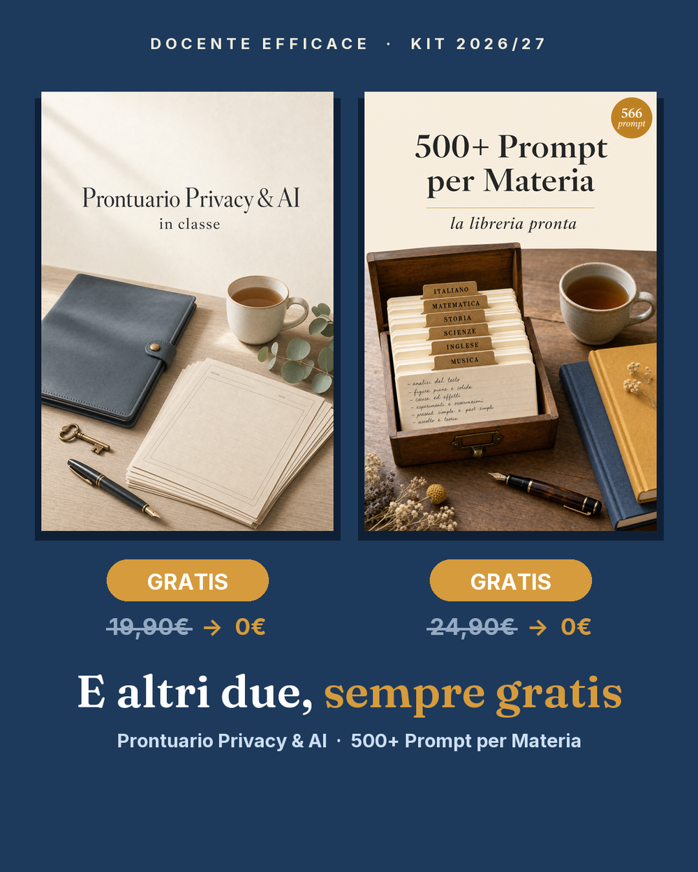 Kit Operativo AI per Docenti 2026/27