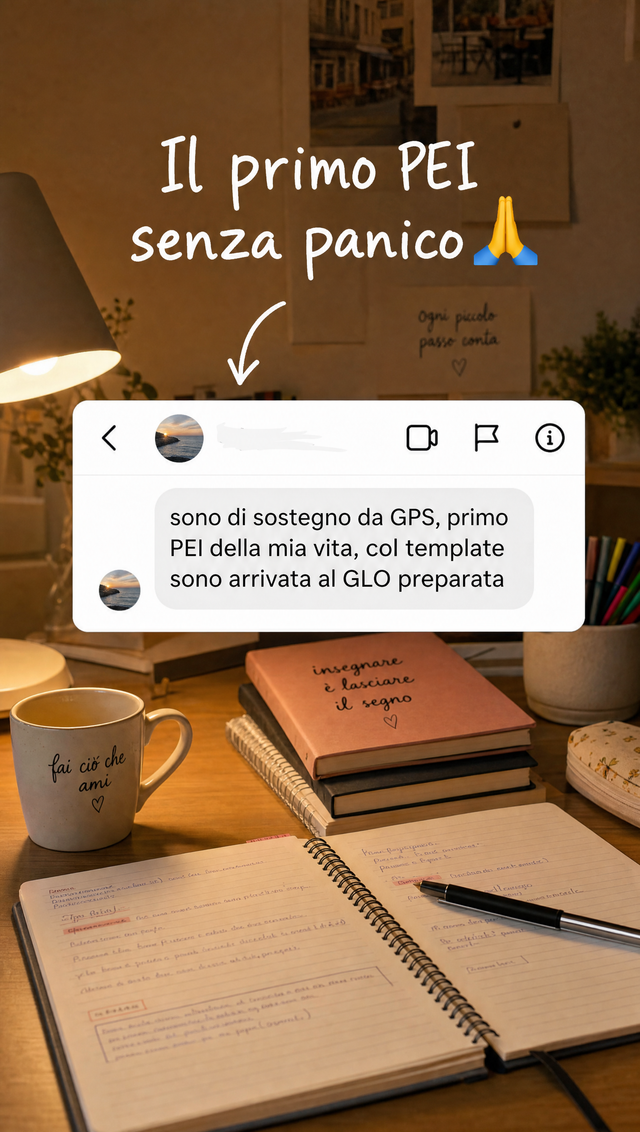 Il primo PEI senza panico 🙏
