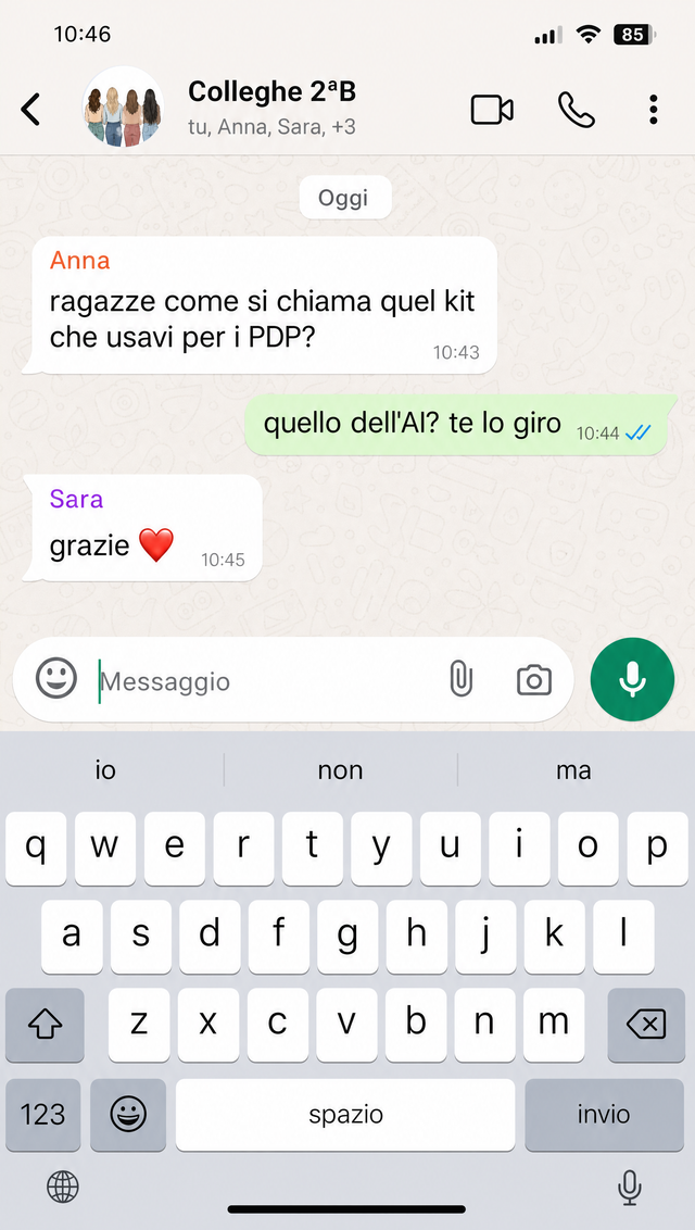 Le colleghe me lo chiedono 📩