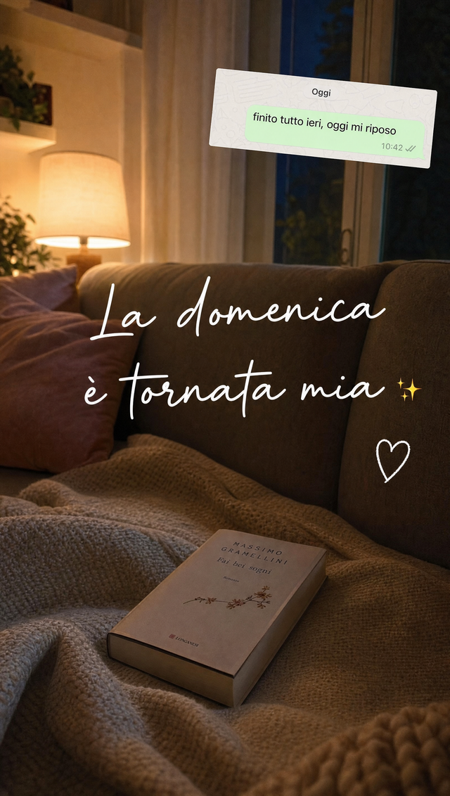 La domenica è tornata mia ✨